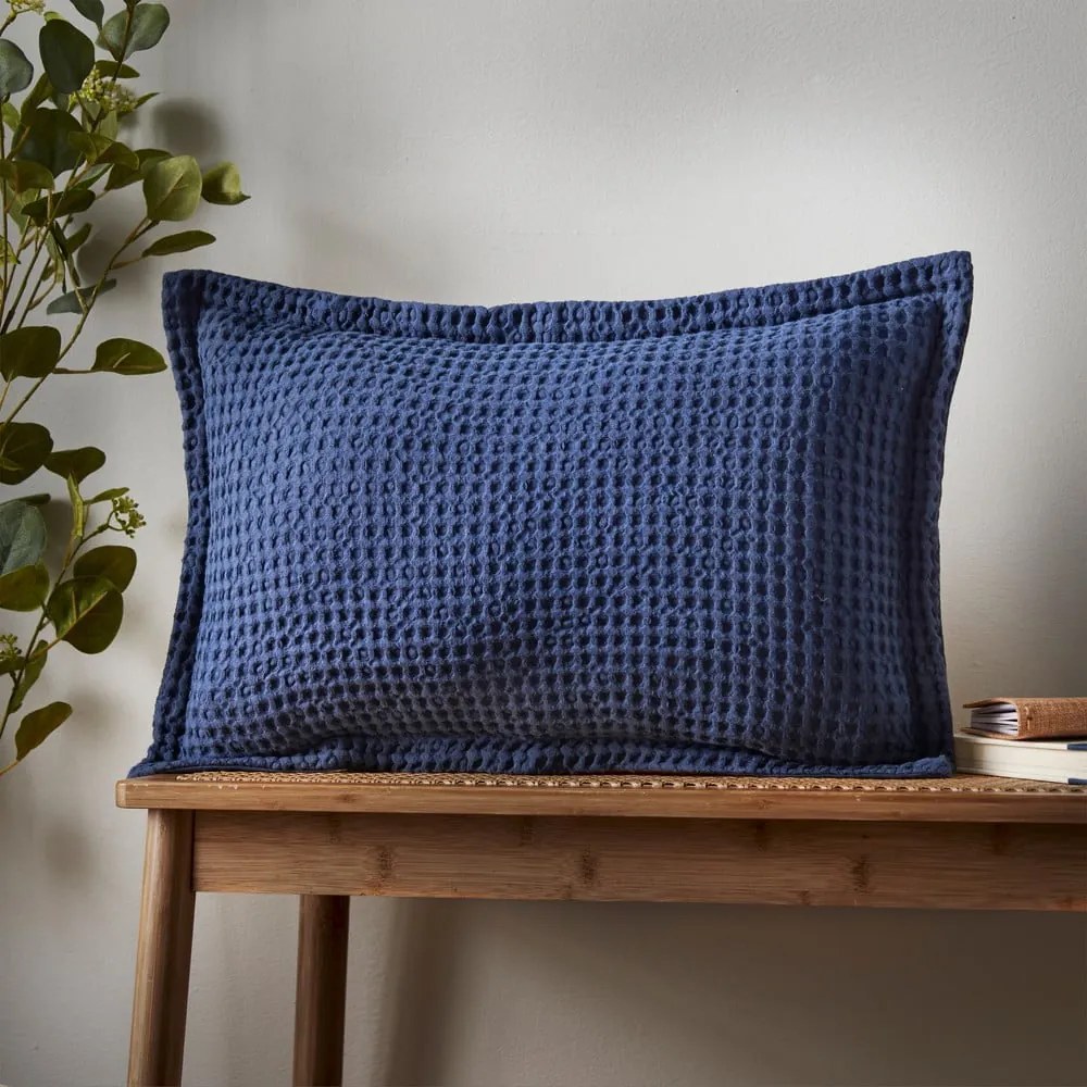 Памучна декоративна възглавница 30x50 cm Jaipur Chunky Waffle – Pineapple Elephant