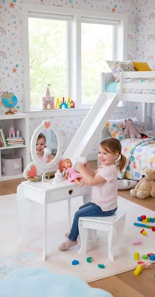 Детски скрин Joyland Wonder-Бял