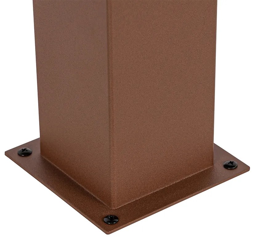 Външна лампа 30 см ръждиво кафява с наземна шипа и кабелна втулка - Denmark