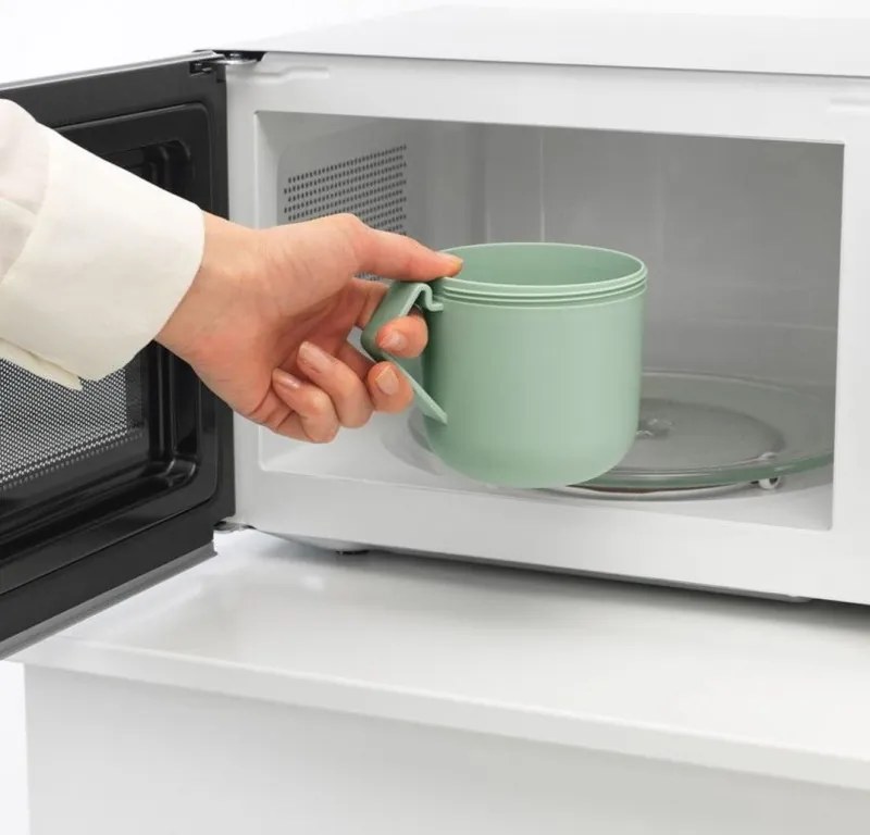 Чаша за супа с капак Brabantia Make&Take 1006294, 600+180 мл, Винтов капак, Без BPA, Зелен