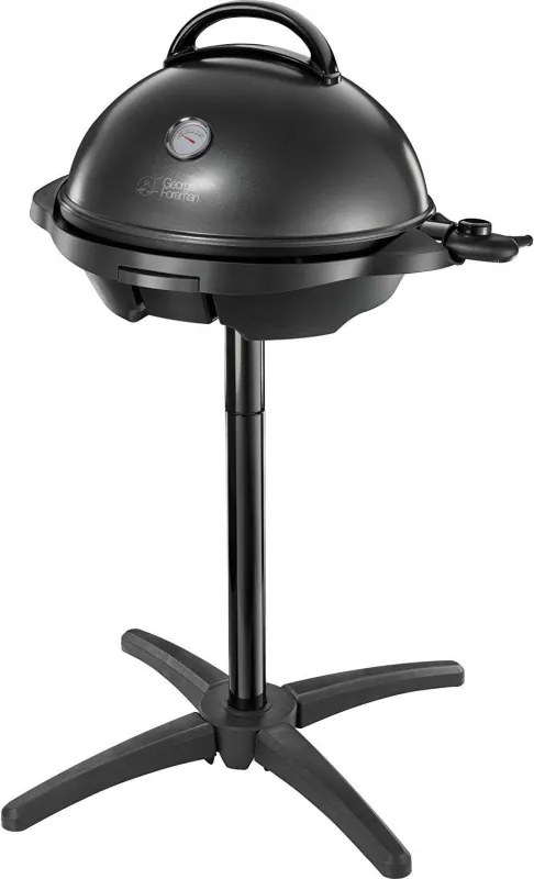 Електрическа скара/грил George Foreman 22460-56, 2400W, 44.5 см, 15 порции, 5 темп, Незалепващо покритие, Черен
