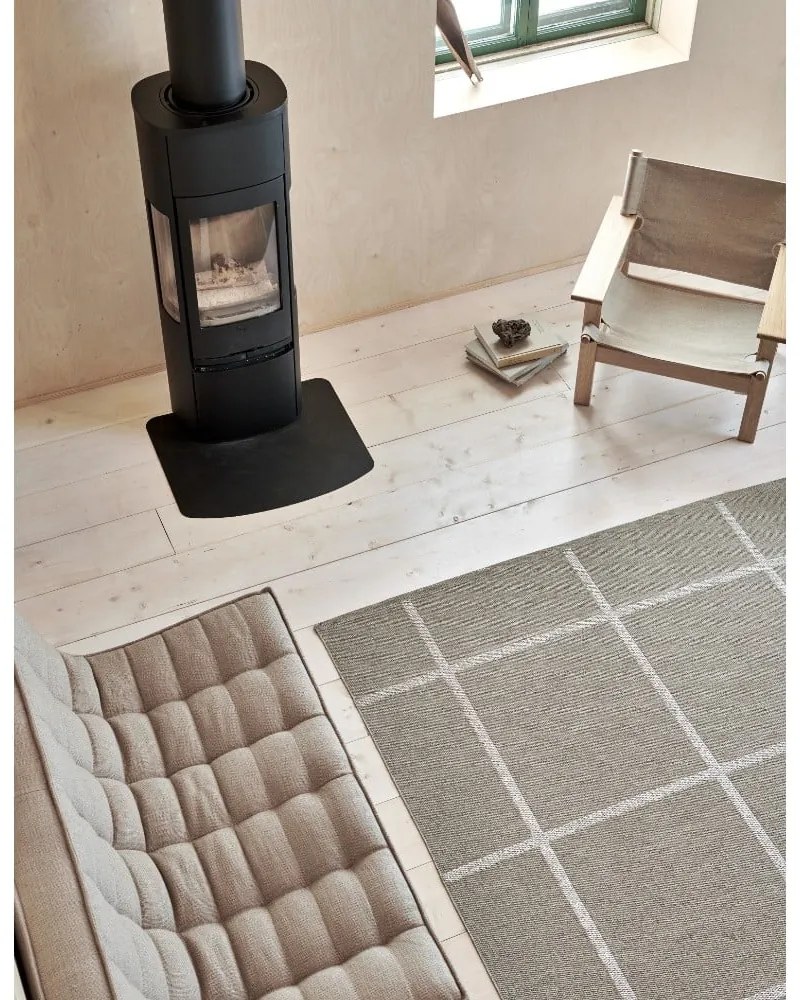 Бежов килим за открито и закрито 70x100 cm Ada Dark Linen – Pappelina