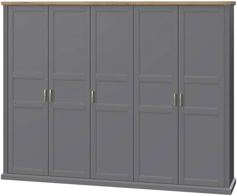 Гардероб 5-врати Tahoma 5D-Anthracite