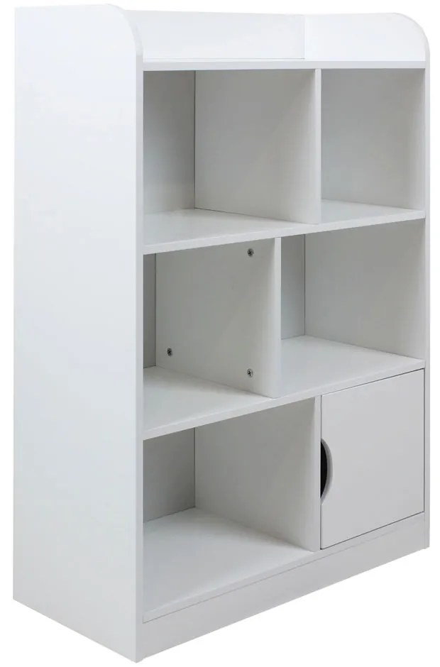GINGER HOME Органайзер/етажерка 4 нива + вратичка WHITE