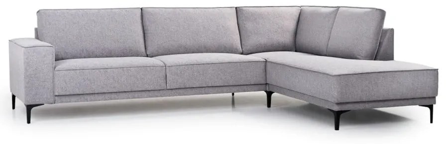 Светлосив ъглов диван (десен ъгъл) Copenhagen - Scandic
