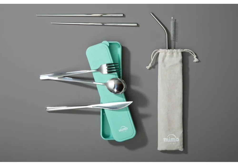 Прибори за хранене 6 бр. от неръждаема стомана в сребристо Mimo – Premier Housewares