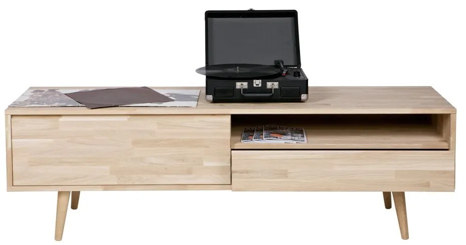 Масичка за телевизор от дъбова дървесина WOOOD Tygos