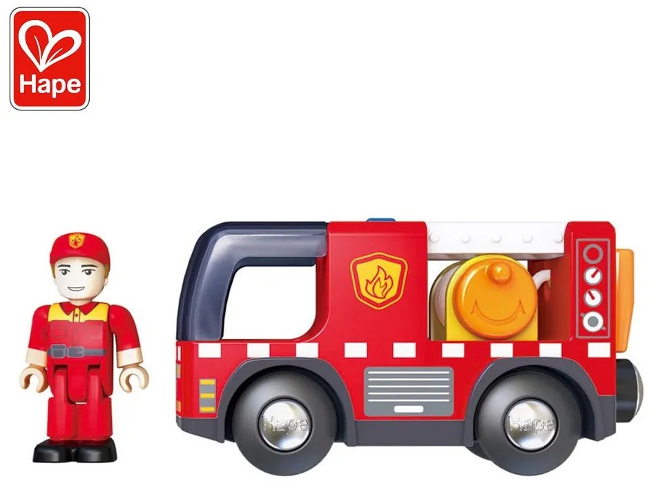 Hape - Пожарно камионче със звук и светлина H3737