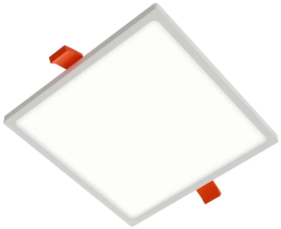 APLED - LED Лампа за окачен таван SQUARE SLIM LED/22W/230V 17x17 см бял