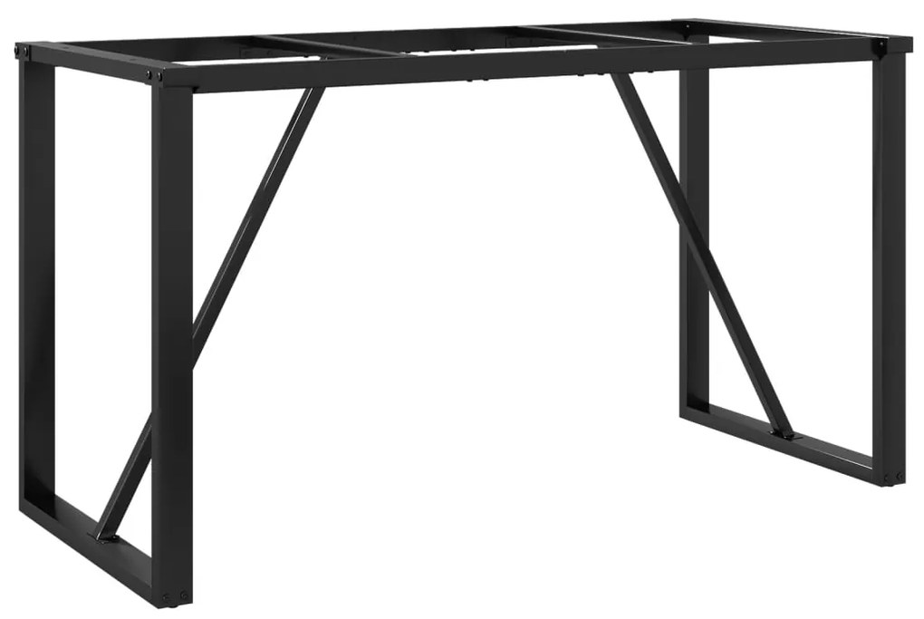 357887 vidaXL Крака за трапезна маса, O-рамка, 140x60x73 см, стомана