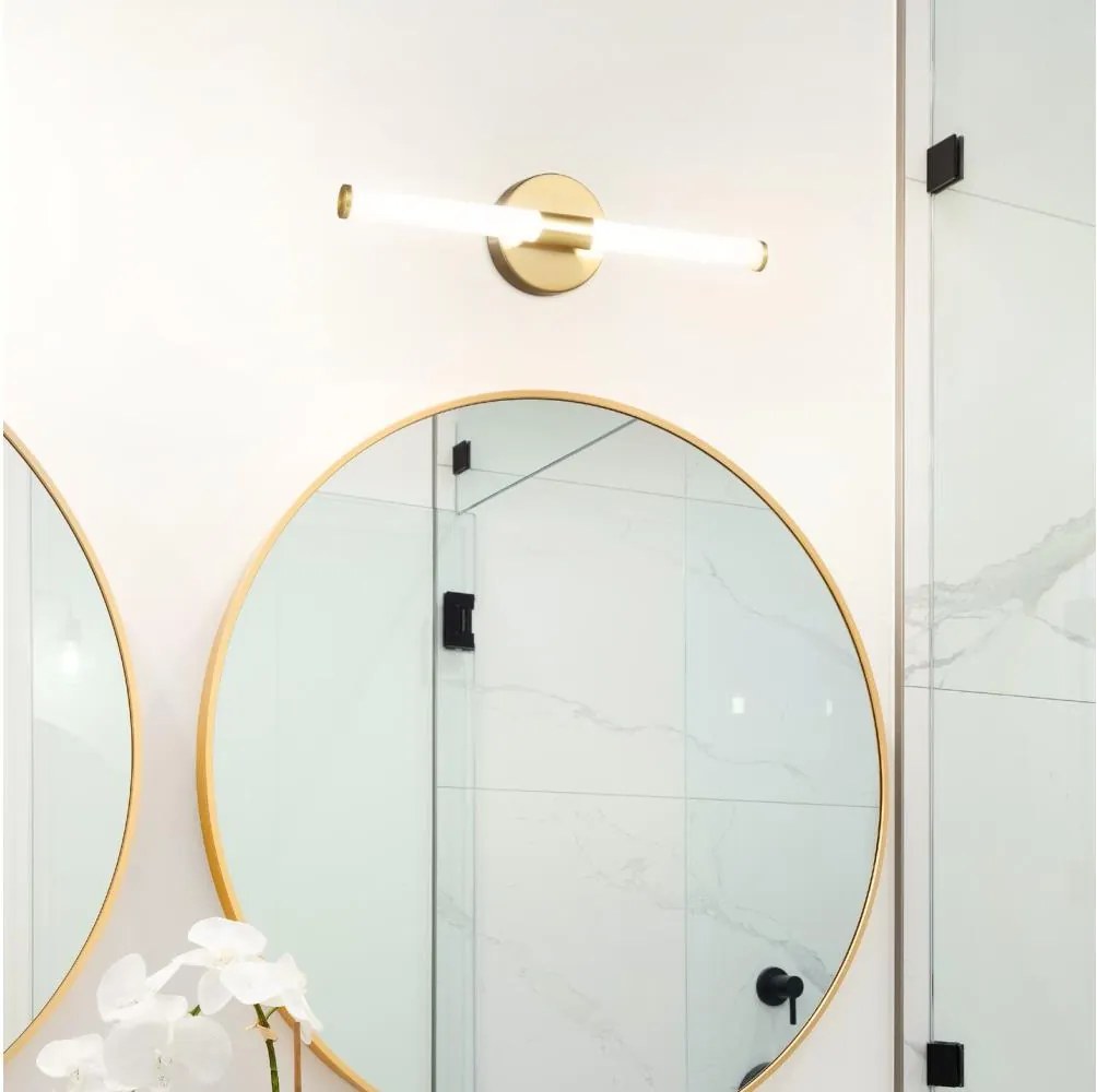 Eglo 901854 - LED осветление за огледало за баня RAMOLA LED/7,5W/230V 45cm IP44 златисто