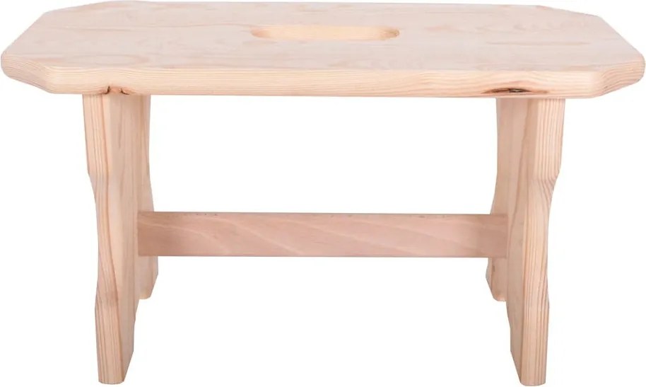 Стол от масивен бор в естествен цвят Forte – Rojaplast