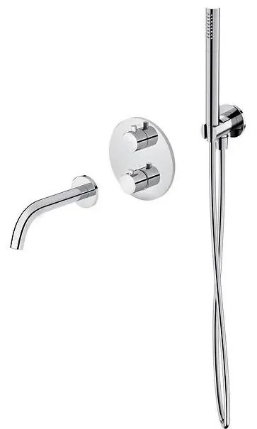 Cersanit S952-034 комплект вана с термостатен смесител ZEN хром лъскав