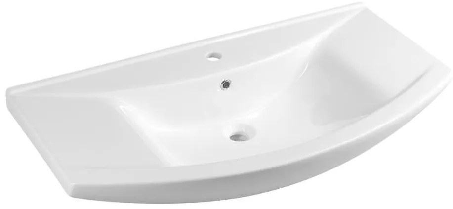 Aqualine - Вграден умивалник ZERO 97x51 см керамика/бял