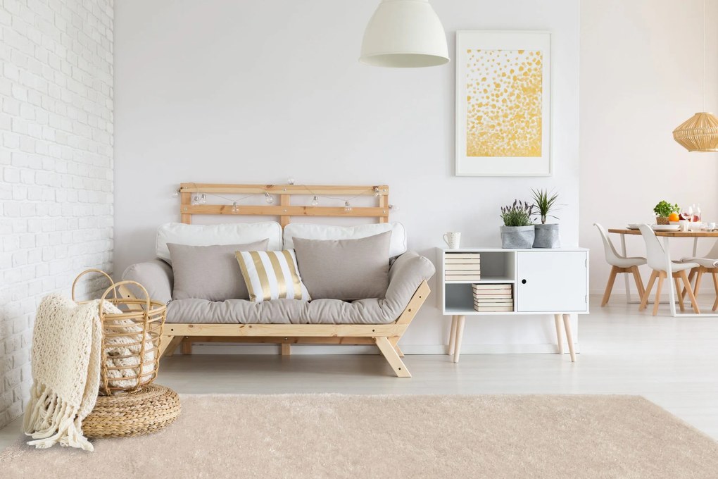 Килим colore colori flokati 80062-дървени въглища-130 x 190 см.