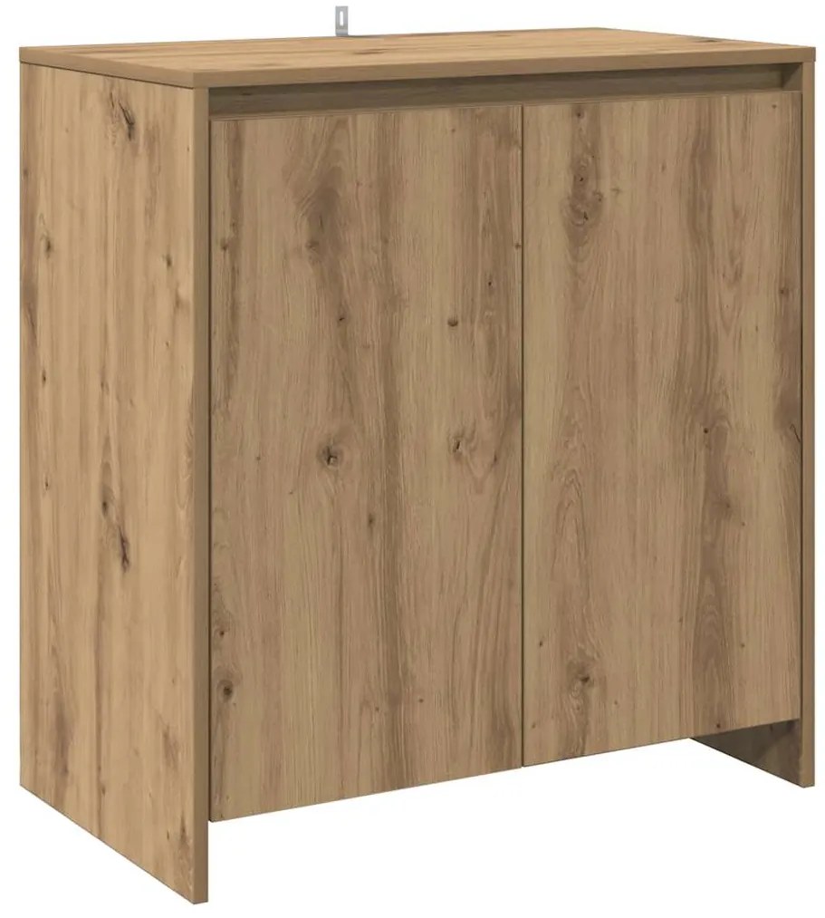 856777 vidaXL Сайдборд, дъб артизан, 70x41x75 см, инженерно дърво