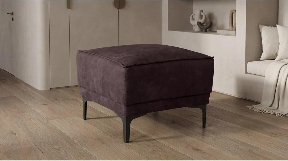 Кафява табуретка от изкуствена кожа Copenhagen - Scandic