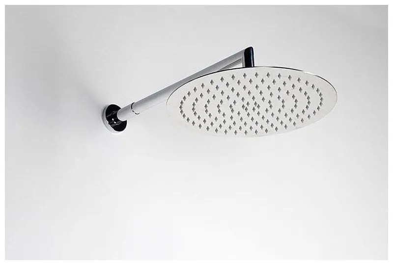 Душ глава от неръждаема стомана в лъскаво сребристо ø 30 cm Slim – Sapho