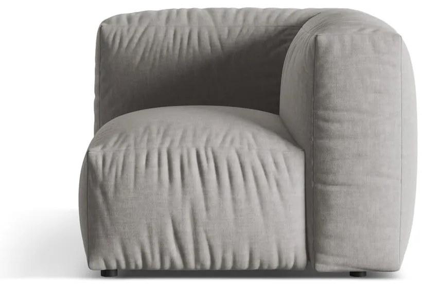 Светлосив модул за диван (променлив) Martina – Micadoni Home