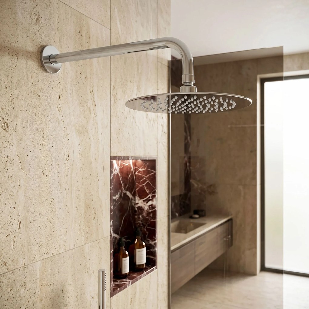 Кръгла душ глава REA JS-P014 25cm Chrome