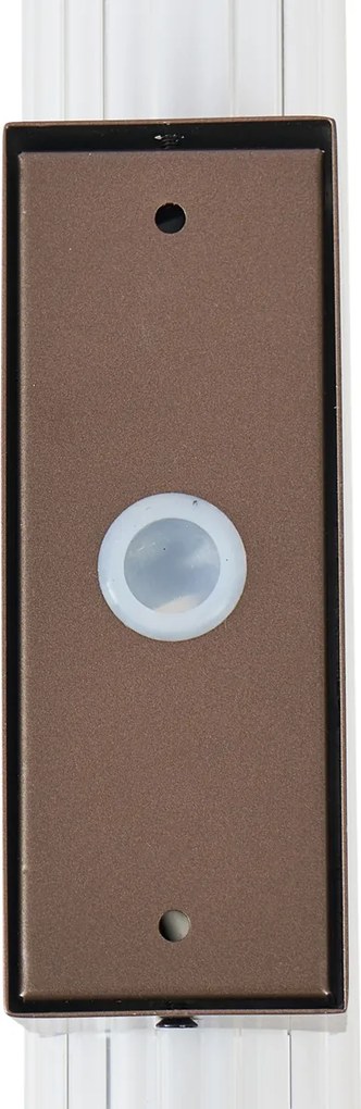 Ретро стенна лампа бронзова 40.4см с LED IP44 - Коко