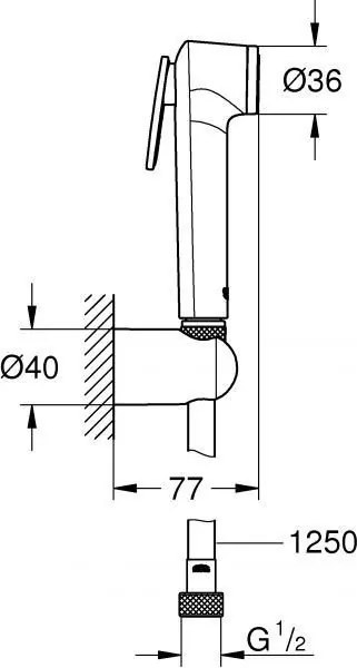 Ръчен душ Grohe Tempesta F II πλήρες