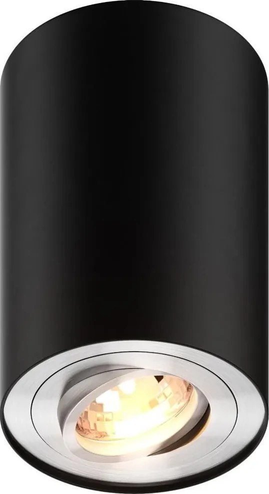 Zuma Line 89201-N - LED RGBW димируемо точково осветително тяло RONDOO 1xGU10/6W/230V черно + дистанционно управление