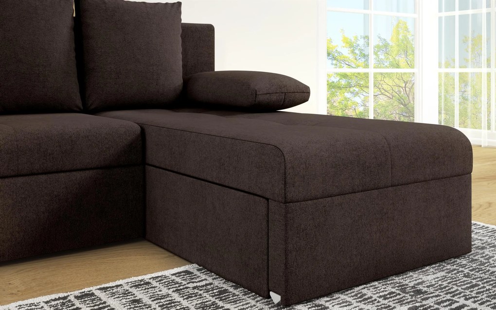 Разтегателен ъглов диван Алето