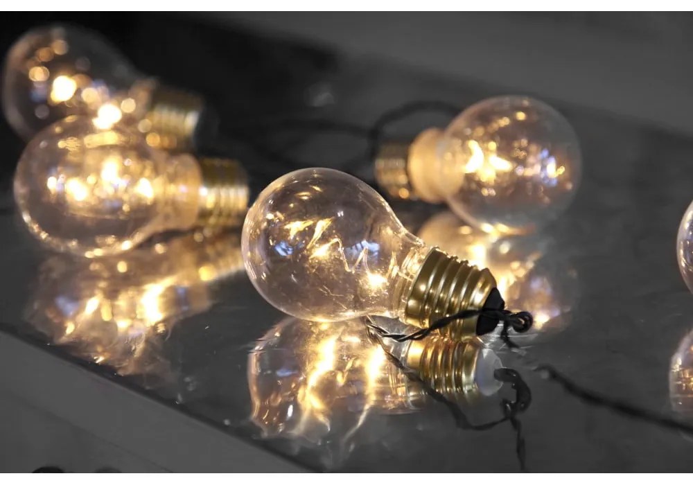 Бяла LED светлинна верига, дължина 1 м Glow - Star Trading