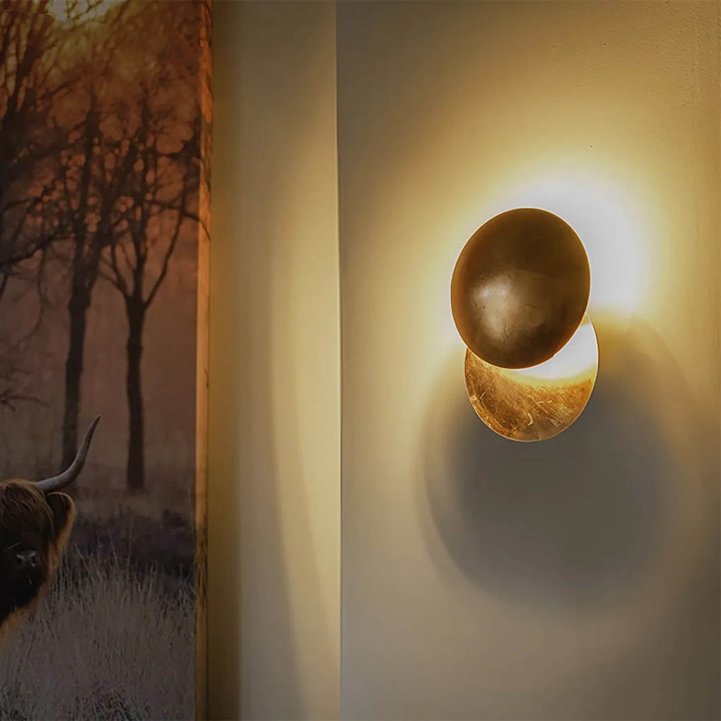 Интелигентна стенна лампа мед с WiFi G9 - Sunrise