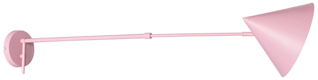 Дизайнерски стенен аплик розов регулируем - Triangolo
