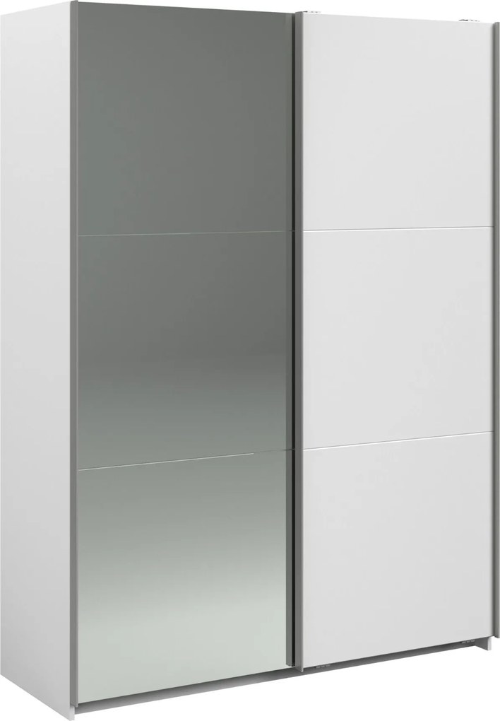 Гардероб Lynch plus с плъзгащи врати-Бял - Дължина: 150 см