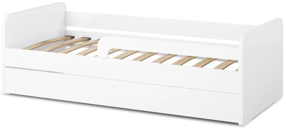 Бяло детско легло с включена подматрачна рамка 80x160 cm Duuli – ELTAP