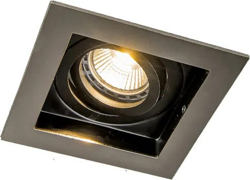 Интелигентен вграден прожектор стомана, включващ Wifi GU10 източник на светлина - Carree