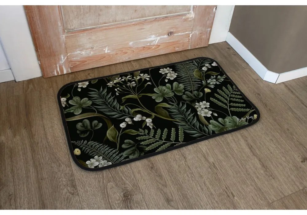 Изтривалка 45x75 cm White and Green Beauty – Butter Kings