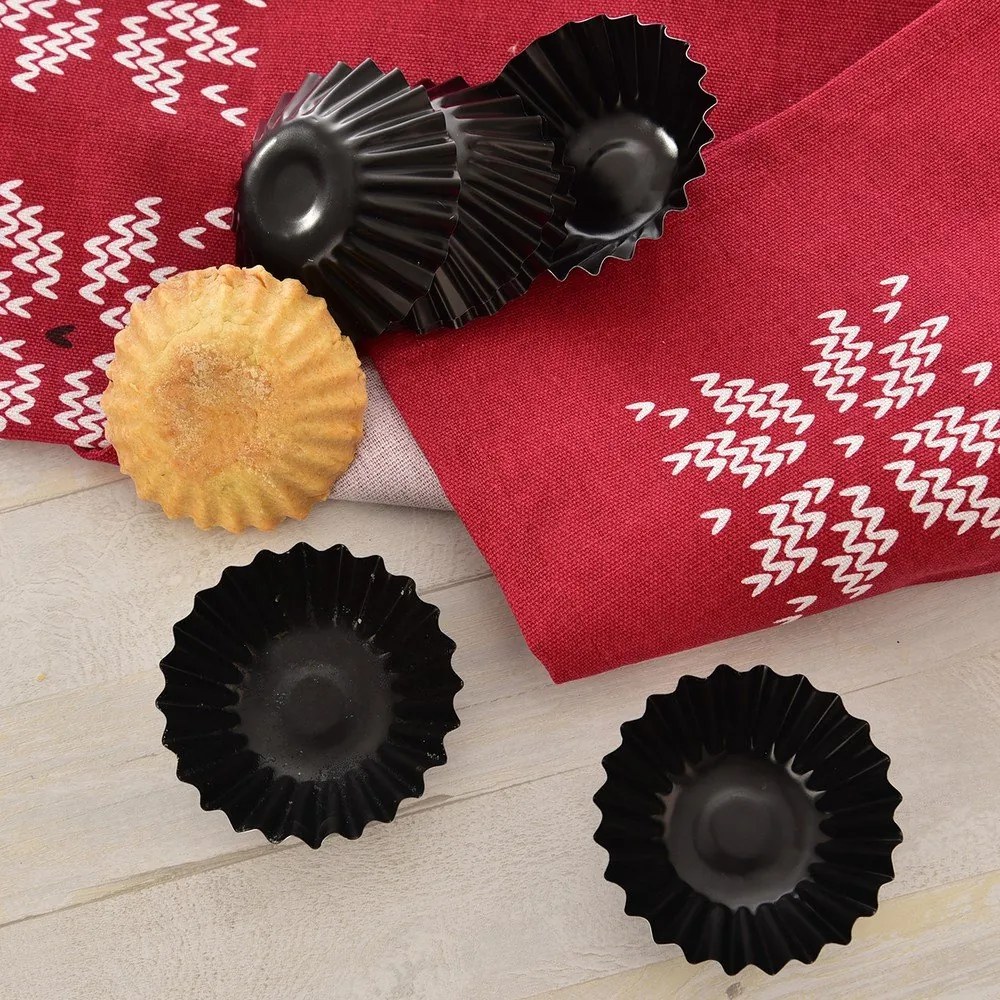 Метални форми за печене 6 бр. ø 7 cm – Orion