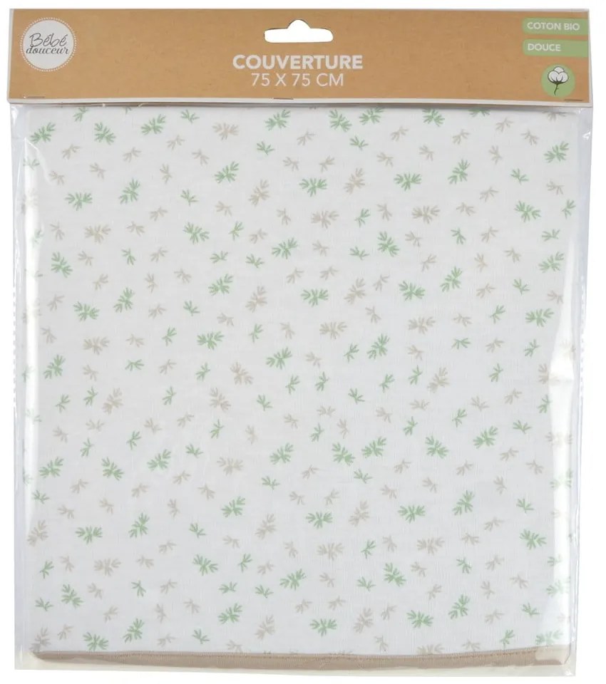 Бяло памучно бебешко одеяло 75x75 cm Koala – Bébé Douceur