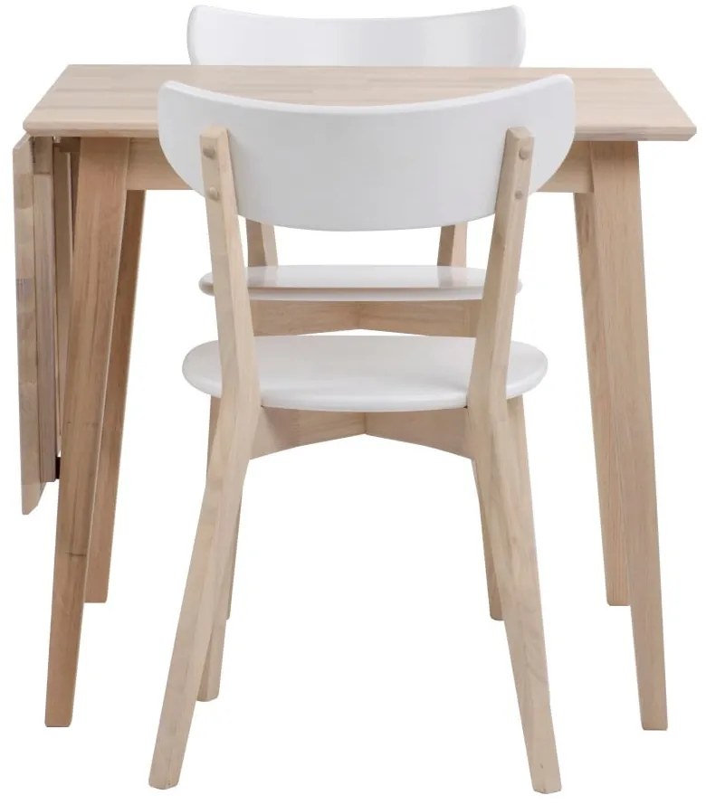 Сгъваема маса за хранене от дъб с матов лак , 80 x 80 cm Filippa - Rowico