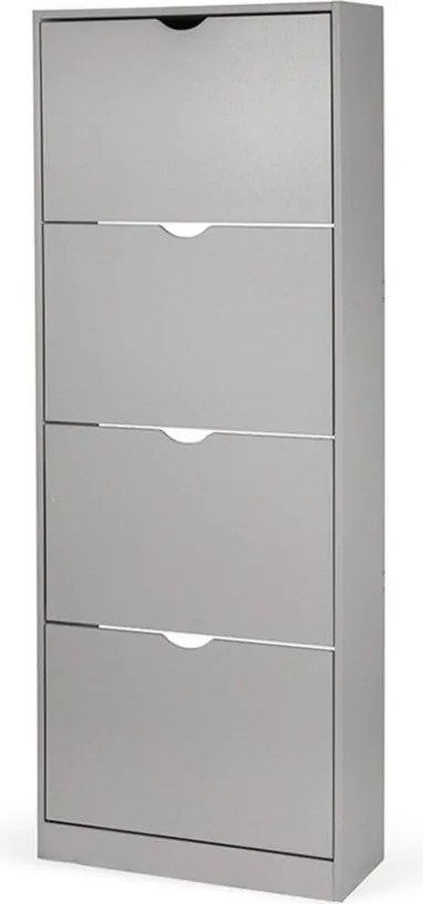 Сива накланяща се стойка за обувки 60x157x24 cm Stelo – Bonami Essentials