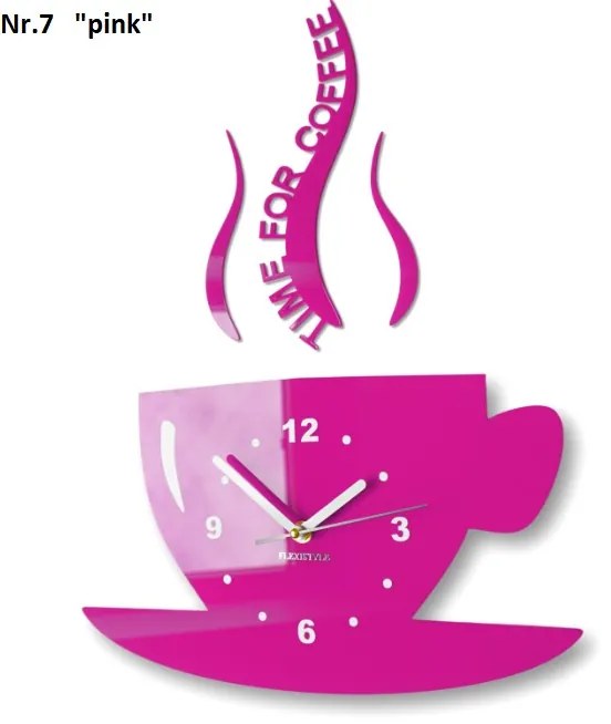 Стенен часовник Time for coffee Жълто