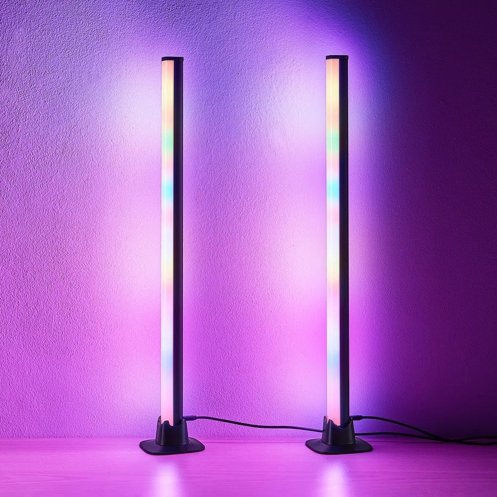 Черна метална LED настолна лампа (височина 55 cm) Boy – Reality