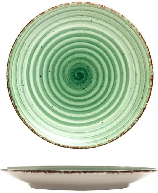 Gural Porselen - Порцеланова чиния 30см-GREEN-(GBSEO30DU50YS)