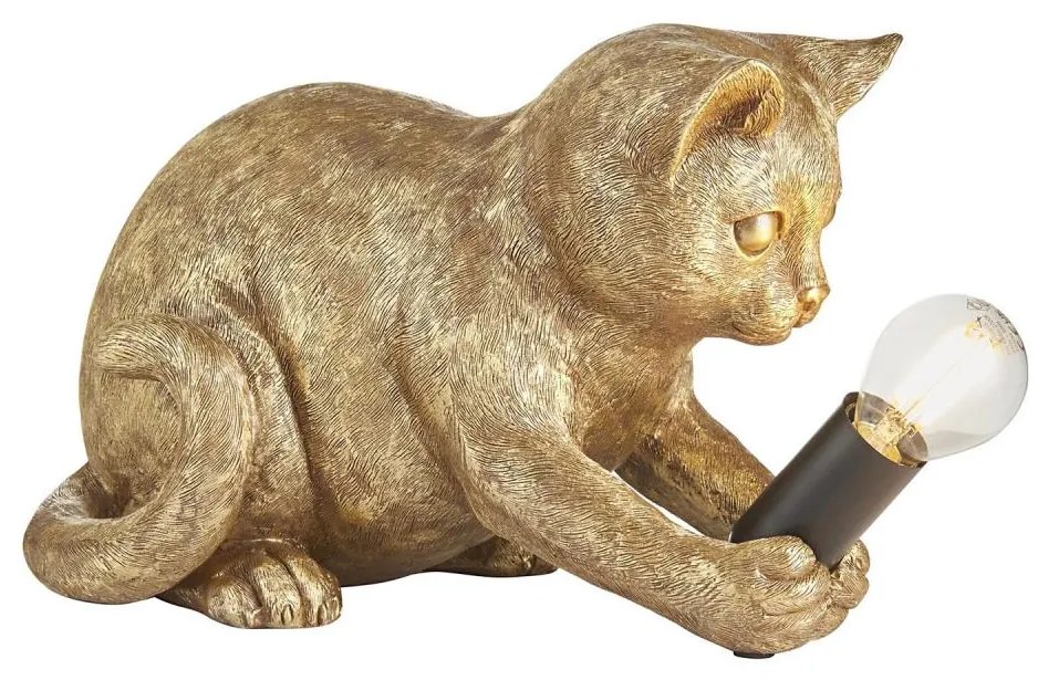 Endon 107389 - Настолна лампа KITTEN 1xE14/7W/230V златист