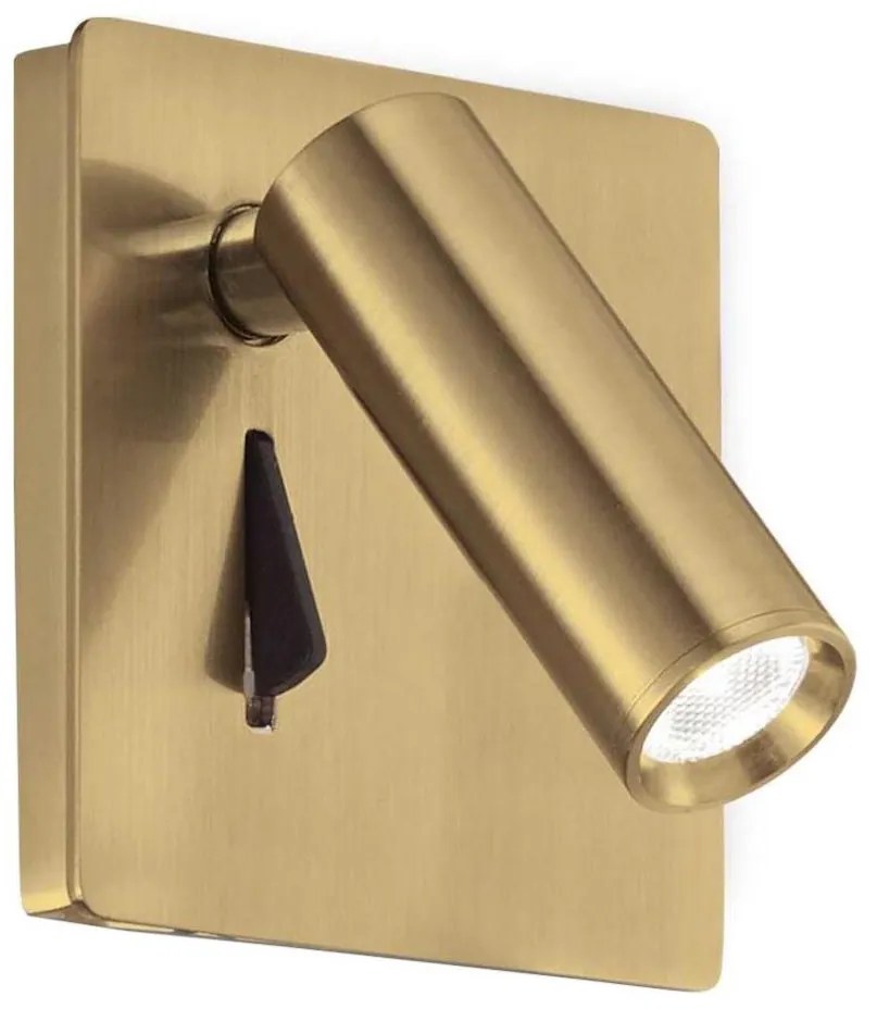 Ideal Lux - LED стенен спот LITE LED/3W/230V CRI 90 месинг