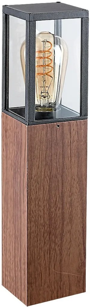 RABALUX 7196 Wales външна лампа, IP44, E27 1X MAX 60W, дъб, H42cm - 7196