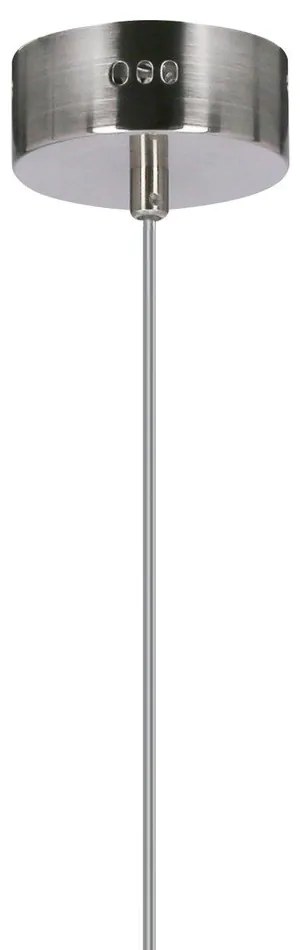 Синьо LED висящо осветително тяло със стъклен абажур ø 13 cm Fiuggi – Candellux Lighting