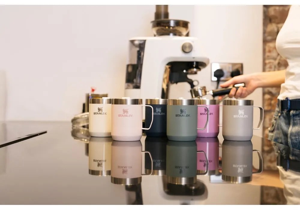 Светлорозова термочаша от неръждаема стомана 230 ml Stay-Hot Camp Mug Rose Quartz – Stanley