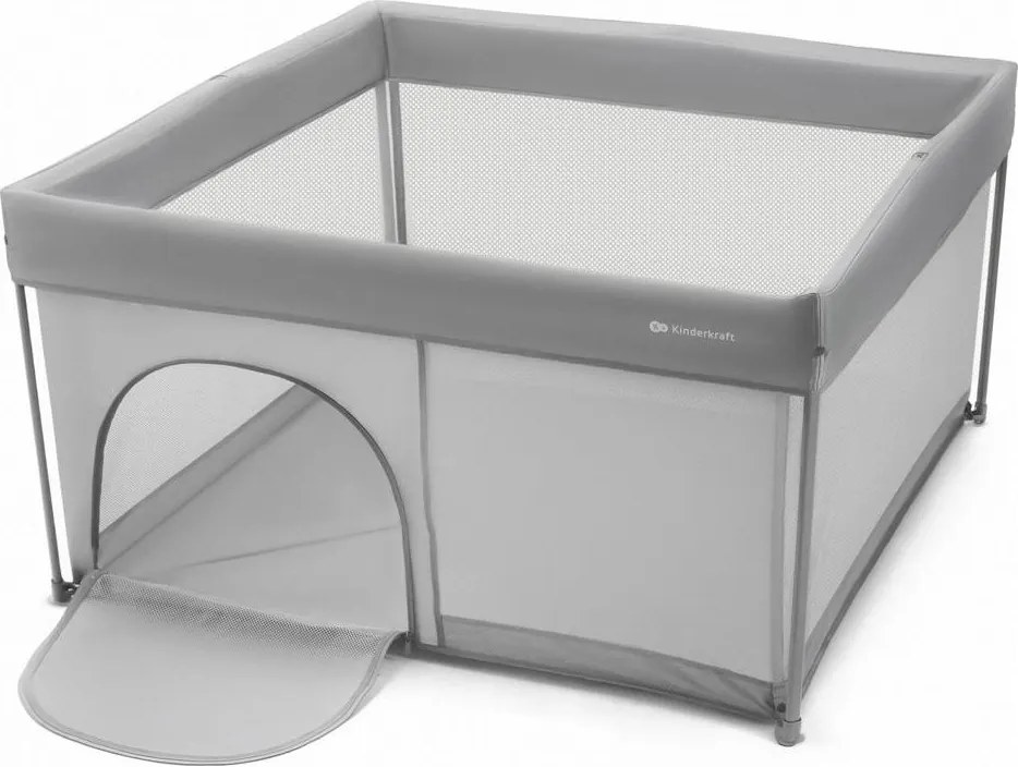 KINDERKRAFT - Детска ограда ZIKI сива