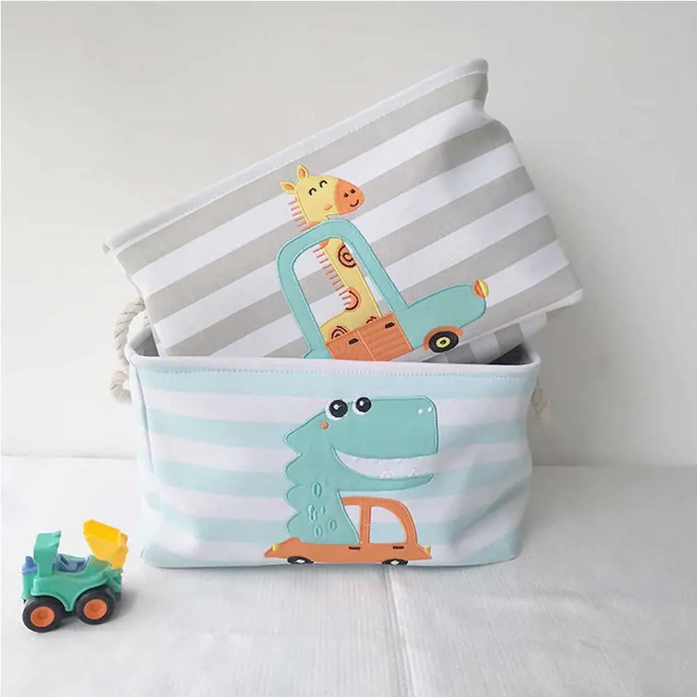 GINGER HOME Текстилна кутия за играчки DINO