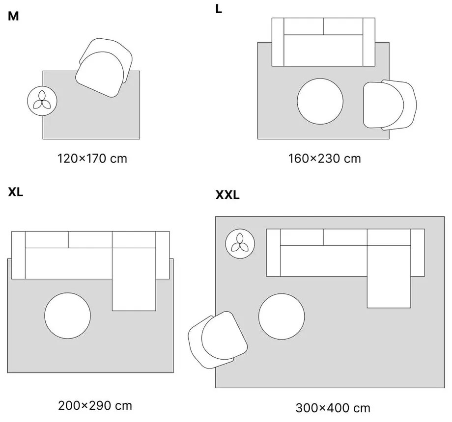 Кремав вълнен килим 300x400 cm Calisia M Grid Rim – Agnella